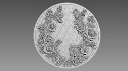 Roses Bas-relief