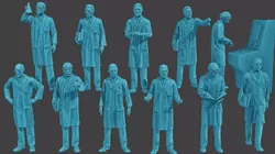 Scientist Male SM1 Pack1