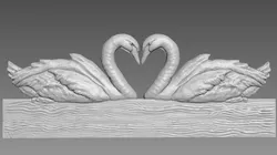 Swans Bas-relief