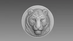 Tiger Bas-Relief