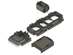 X-maxx Fan holder for Hobbywing Max6 & 5687