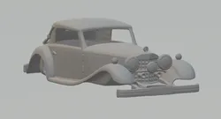 1934 mercedes benz 380 cabriolet a 3D Print Model in Vehicle 467070