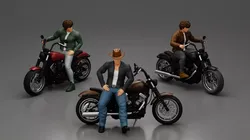 3 Models for Motobikers 3D Model Pack