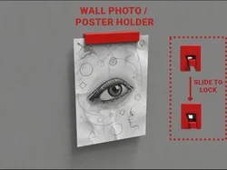 3D printer bestanden | 3MF | Minimal Wall Photo / Poster Holder - Quick Release