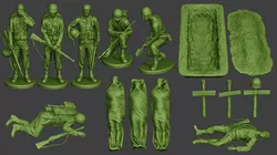 American soldiers ww2 A11 Pack 1