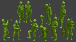 American soldiers ww2 A15 Pack 1