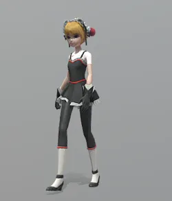 Character girl animations 185
