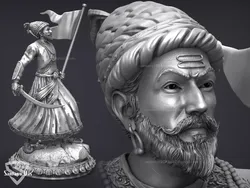 Chhatrapati Shivaji Maharaj M 3D print model