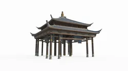 East Asian Ancient Architecture Pavilion