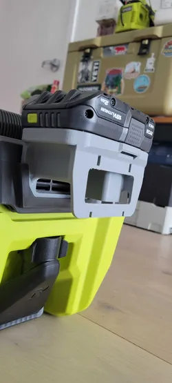 Extra Battery Caddy for Ryobi 3 Gallon Wet Dry Vacuum