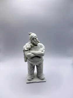 Fisherman Figure Sculpture