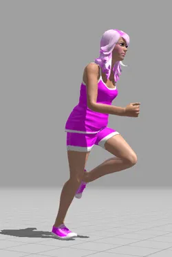 Girl 45 animations