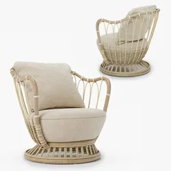 GUBI GRACE LOUNGE CHAIR