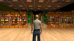 Interior of Food Delivery Warehouse for GTA Game