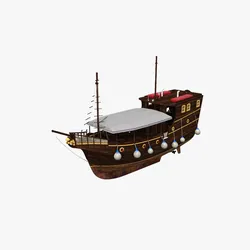 Old Style Touristic Ship