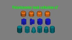 Potentiometer knob collection v2