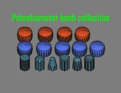 Potentiometer knob collection