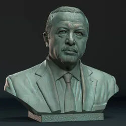 Recep Erdogan 3D Print Model in Sculpture 467862