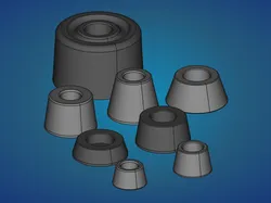 Rubber Feet with Generator