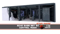 Set 3a Echo Base Control Room 1-18 Scale Kenner Hasbro 3D Model Pack