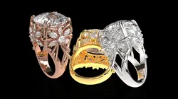 SOLITAIRE BIG DIAMOND RING PRINTING FILE
