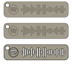 Spotify code keychain (ABBA)