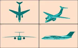 Antonov An-148 Aircraft Solid Assembly Model
