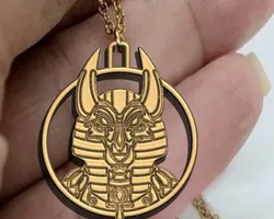 Anubis king Ancient Pendant 3D Print Model in Pendants 445788