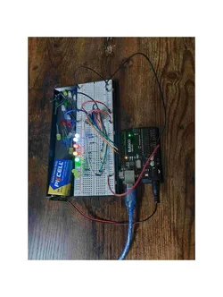 Arduino + bredboard holder