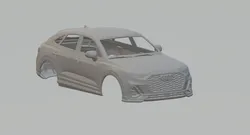Audi q3 rs 3D Print Model in Vehicle 447413