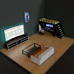 Bedroom gaming