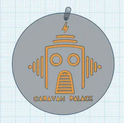 CARAVAN PALACE KEYCHAIN