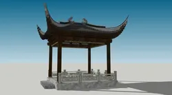Chinese style pavilion 07