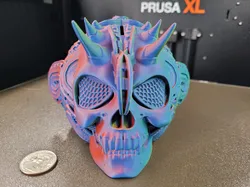 Cyberdemon skull coinbank