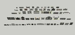European iron door collection