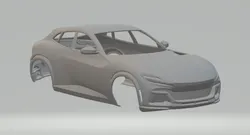 Ferrari purosangue 3D Print Model in Vehicle 447410