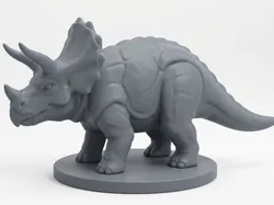Fișiere pentru imprimante 3D | Fișier 3MF | Triceratops