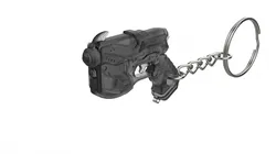 Keychain - DVa Waveracer Blaster - Overwatch - Printable - STL files 3D Print Model in Keychains 447208