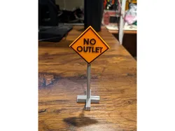 No Outlet road sign