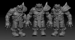Ork character orc monster 3D Print Model in Monsters & Creatures 446662