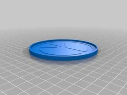 Peace sign coaster