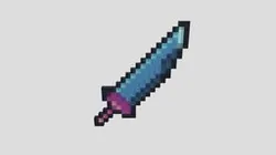Pixel Art Coral Sword