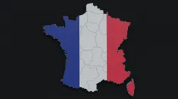 Political Map of France