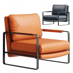 Soft leather chair Model