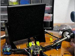 Solder Fume Extractor: Active Carbon Filter Mount