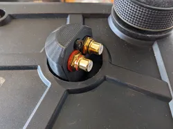 Technics SL-1200/1210 RCA socket and power connector mounts