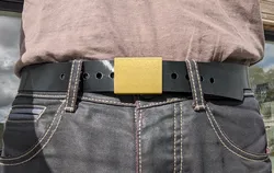 TPU belt with box-style buckle