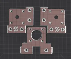 Voron Trident Z motor holder reversed electronics bay