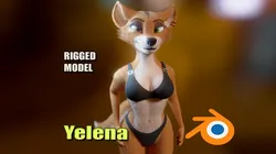Yelena Anthro Dingo