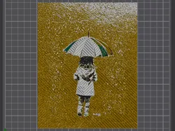 3D printer bestanden | 3MF | tableau enfant parapluie